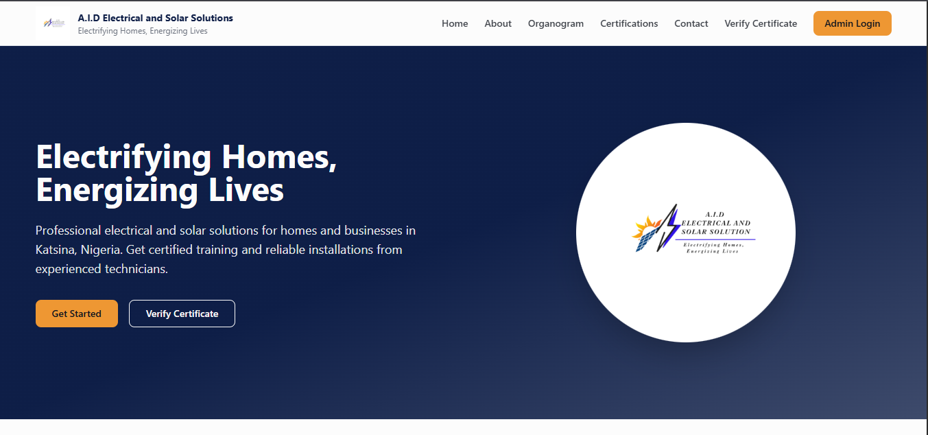 AID Certificate Management System